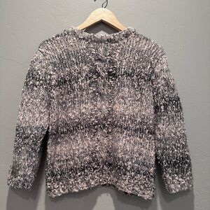 Vintage Honors Misses Gray Speckled Sweater Size Large